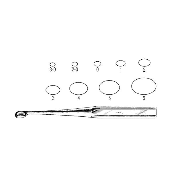 Curette Bone Bruns 9